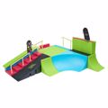 Tech Deck  Neon Mega Park X-Connect Creator, Prosarmosimo Glow-in-The-Dark Ramp Paketo Me 2 Blind Skateboard Fingerboards, 90+Temaxia